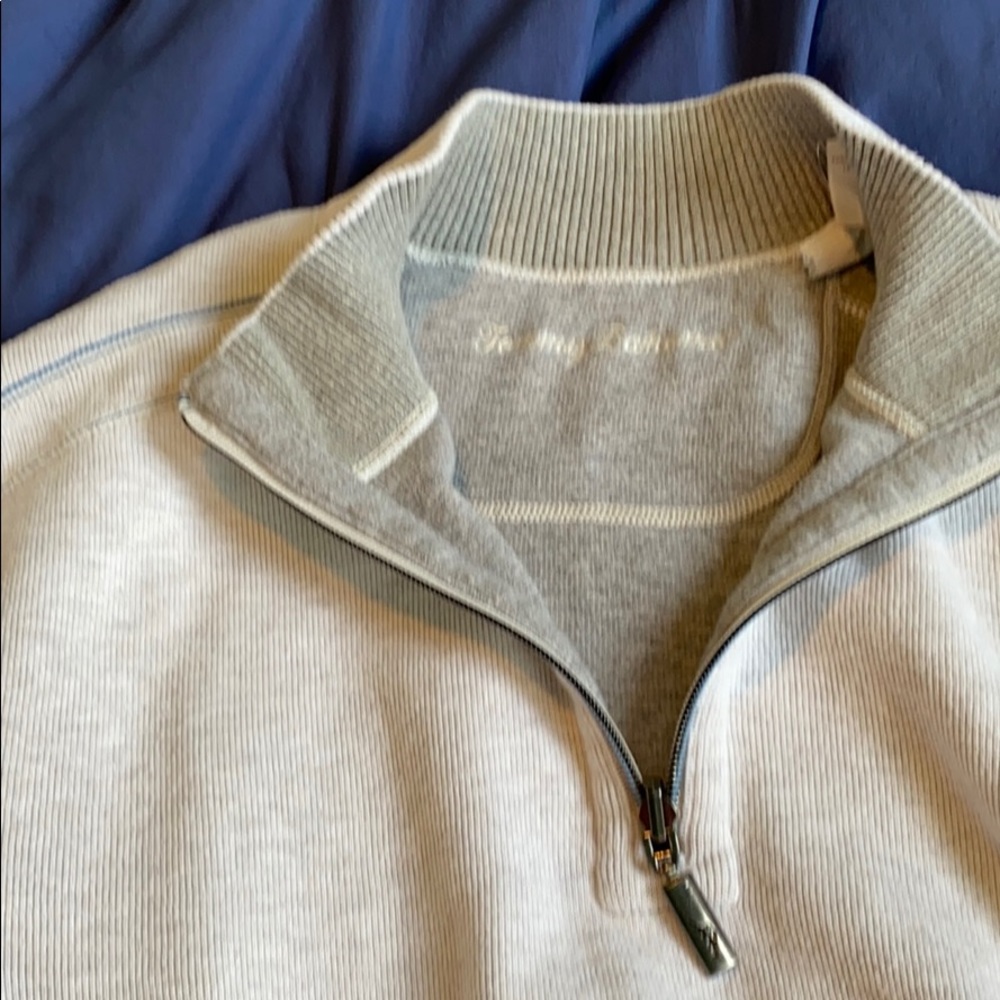 Tommy Bahama quarter zip sweater